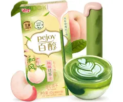 Glico Cookies PeJoy Stick Peach Matcha 42gr China