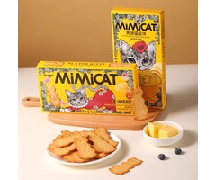 OCOCO Cookies Cat Shaped Cheese Flavor 80gr China