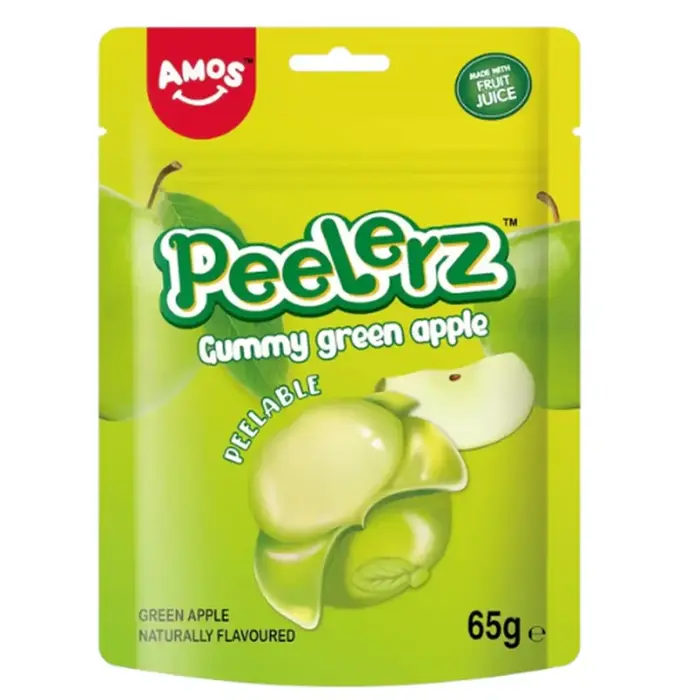 Amos Candy Peelerz Gummy Apple 65gr