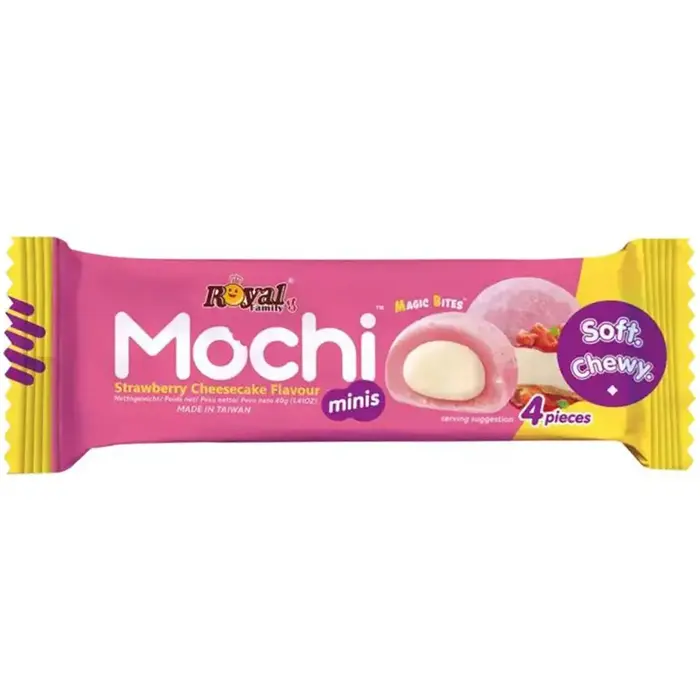 Royal Family Mochi Royal Family Magic Bites Minis, StrawBerry CheeseCake 40gr Taiwan