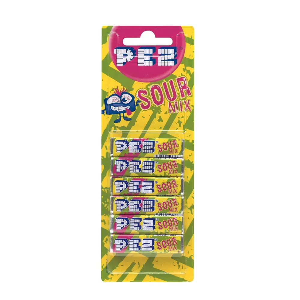 PEZ Candy Pez Blister Sour 6 Pack 51gr
