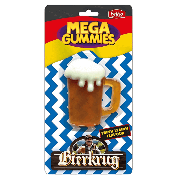 Mega Gummies Candy Felko Mega Gummies German Beer 120gr