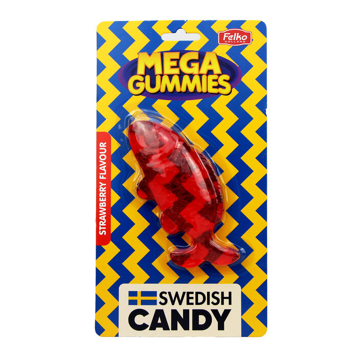 Mega Gummies Candy Felko Mega Gummies Swedish Fish 120gr