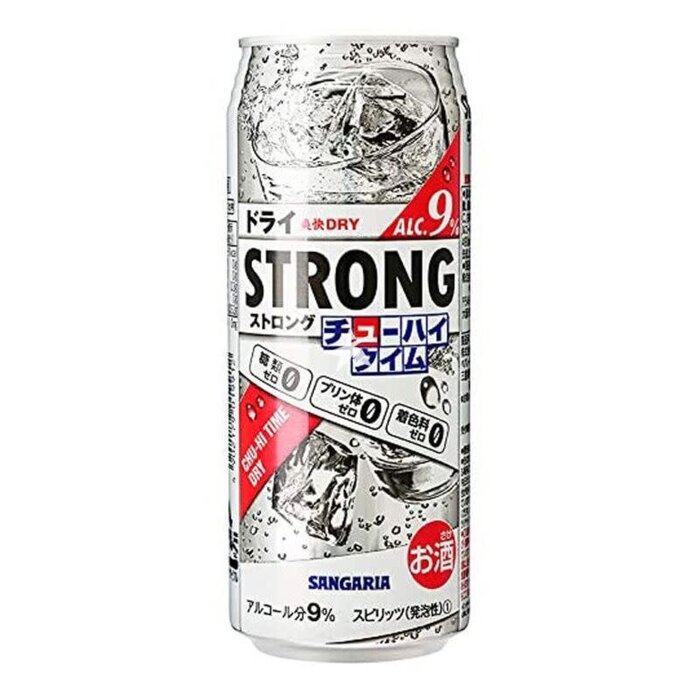 Sangaria Drink Chu-Hi Time Strong Zero Dry Original 490ml