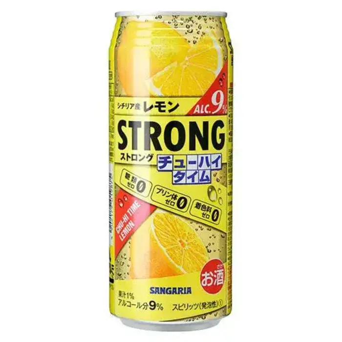 Sangaria Drink Chu-Hi Time Strong Zero Lemon 490ml