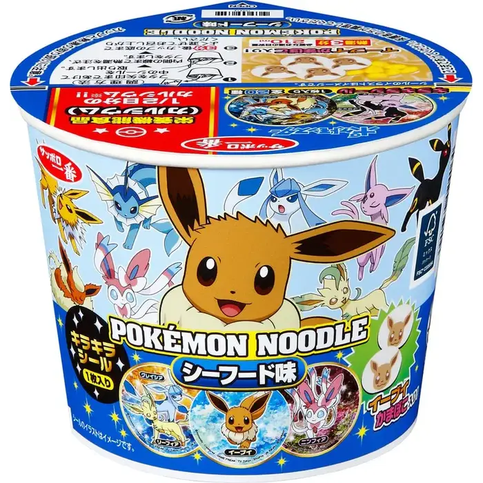 Pokémon Noodles Pokémon SeaFood 37gr