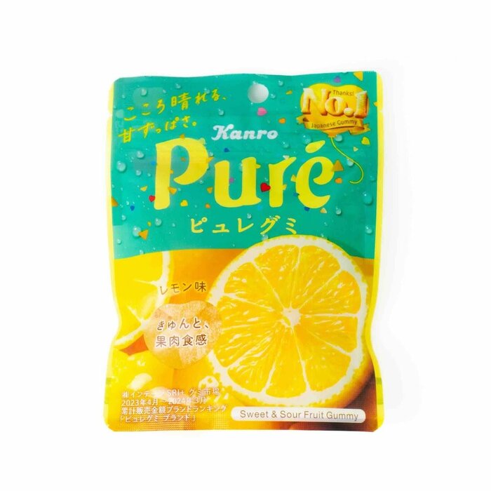 Kanro Candy Puré Gummy Lemon 56gr
