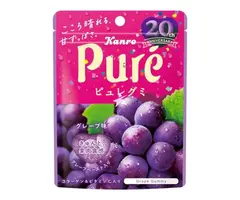 Kanro Candy Puré Gummy Grape 56gr