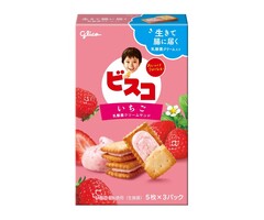 Glico Cookies Bisco Milky StrawBerry 64,5gr