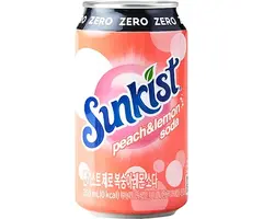 SunKist Drink SunKist Peach & Lemon Soda Zero 355ml