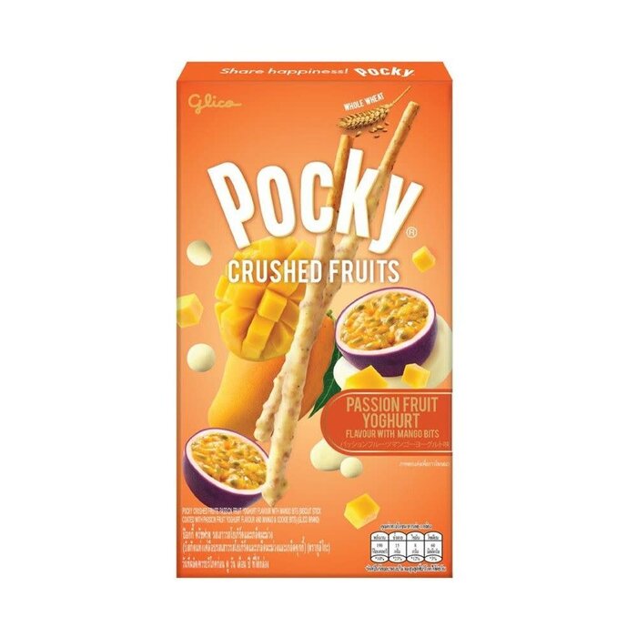 Pocky Cookies Pocky Crushed Passion Fruit 38gr Thailand