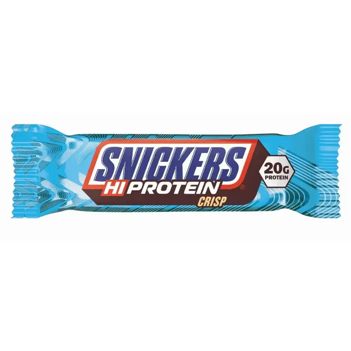 Snickers Chocolate Snickers Crisp Hi Protein Low Sugar 55gr