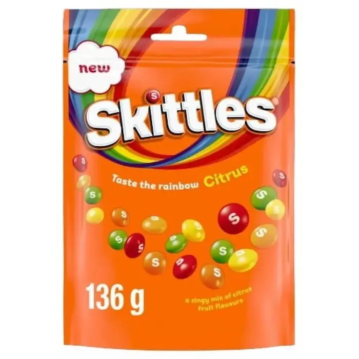 Skittles Candy Skittles Citrus 136gr
