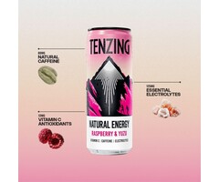 Tenzing Drink Tenzing Natural Energy, RaspBerry & Yuzu 330ml