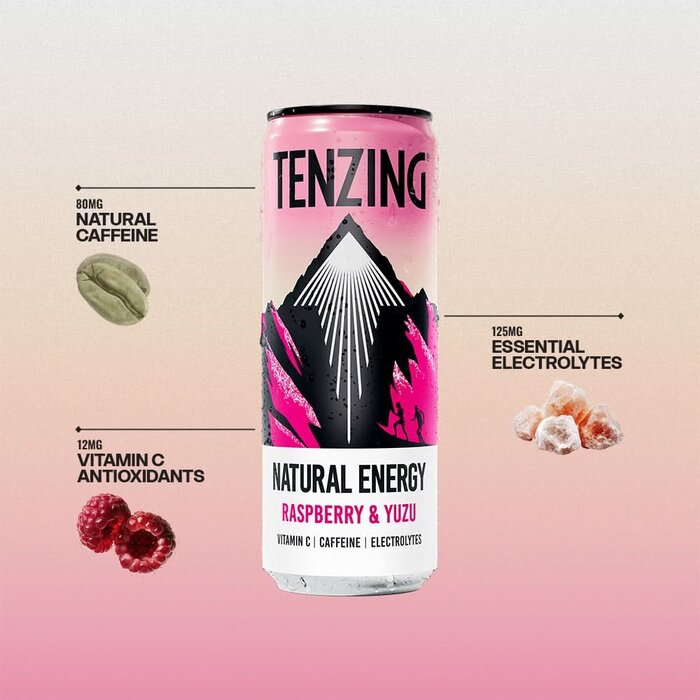 Tenzing Drink Tenzing Natural Energy, RaspBerry & Yuzu 330ml