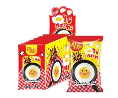 Pipp Candy Pipp Jelly Pan Egg Shape & StrawBerry Popping Candy 22gr Thailand