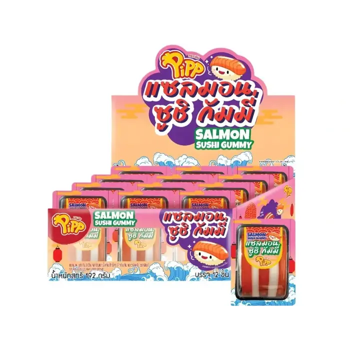 Pipp Candy Pipp Salmon Sushi Gummy 16gr Thailand