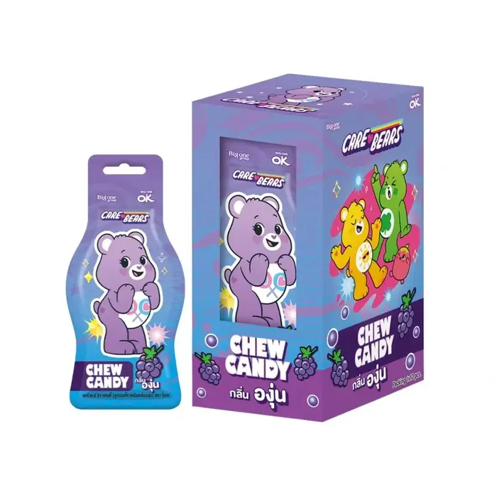 CloudCo Candy Care Bears Grape Chew Candy 16gr Thailand