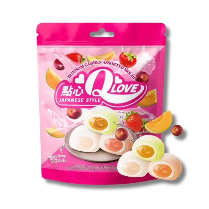 QLove Mochi QLove Blossom Garden Assorted Mixed 120gr Taiwan