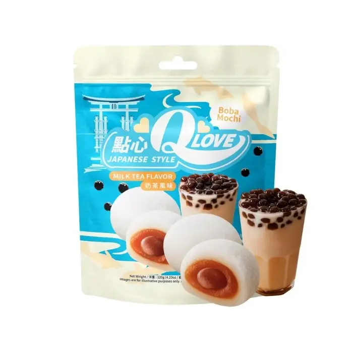 QLove Mochi QLove Boba Milk Tea 120gr Taiwan