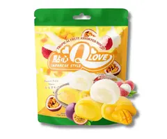 QLove Mochi QLove Tropical Fruit Assorted 120gr Taiwan