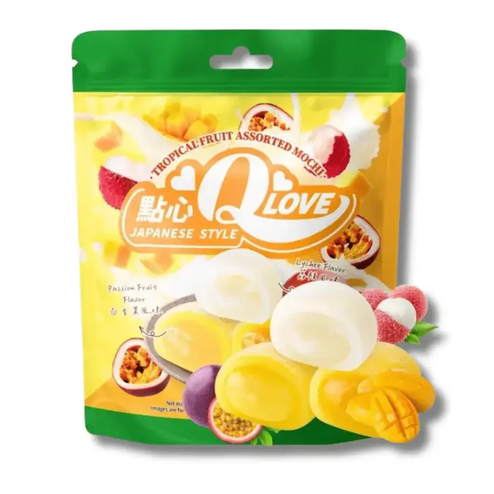 QLove Mochi QLove Tropical Fruit Assorted 120gr Taiwan