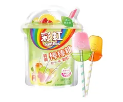 Skittles Candy Skittles Fruit Tea Lolipop 54gr China
