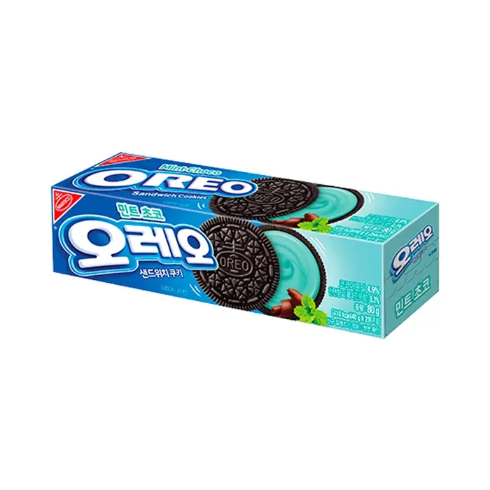 Oreo Cookies Oreo Mint Chocolate 80gr Korea