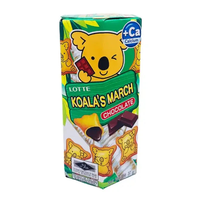 Lotte Cookies Koala's March Chocolate Banana 37gr Thailand