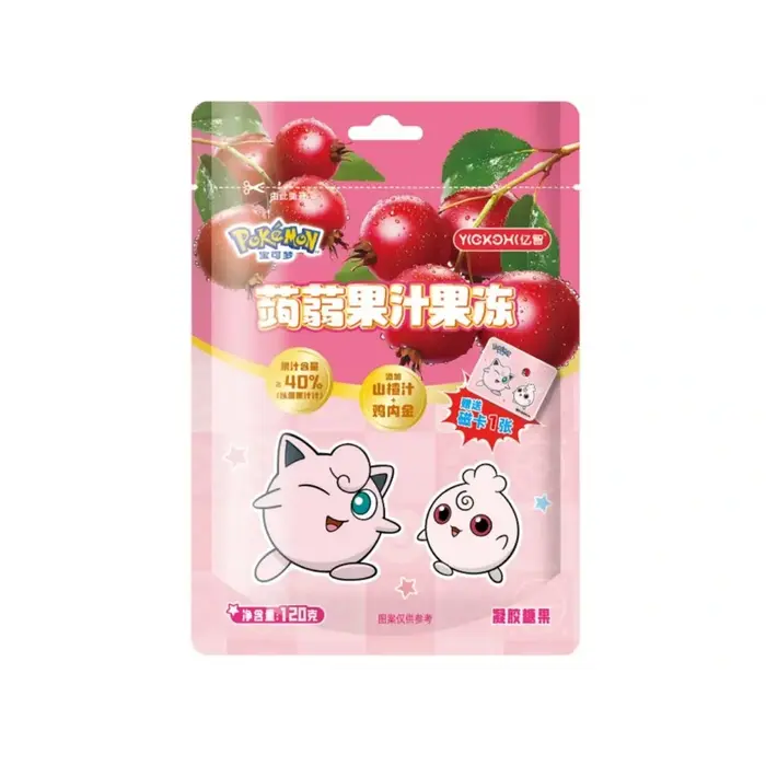 Yizhi Candy Pokémon KonJac HawThorn Juice Jelly 120gr China