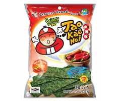 Tao Kae Noi Hi Chips Crispy Hot Spicy SeaWeed 32gr Thailand