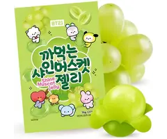 BT21 Candy BT21 Peeling Gummy, Shine Muscat 76gr Korea
