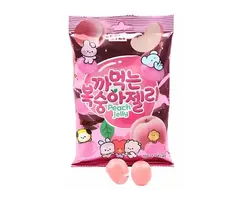 BT21 Candy BT21 Peeling Gummy, Peach 76gr Korea