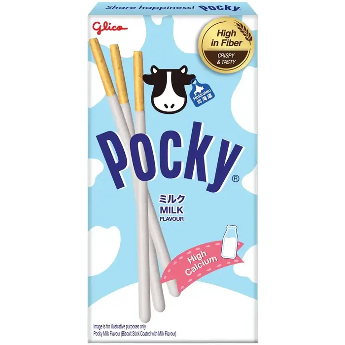 Glico Cookies Pocky Milk 39gr Thailand