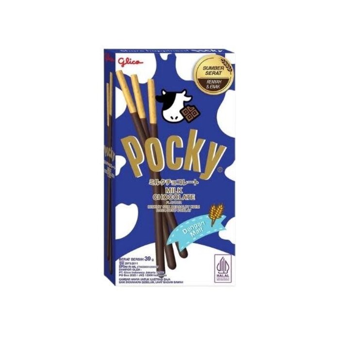 Glico Cookies Pocky Milk Chocolate 39gr Thailand