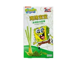 Junyi Cookies SpongeBob SquarePants Matcha Sticks 21gr China