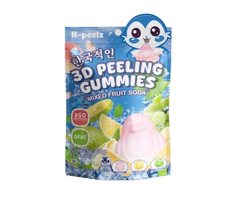 K-Peelz Candy 3D Peeling Gummies Mixed Fruit Soda 60gr China