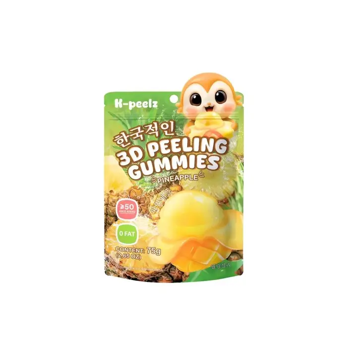 K-Peelz Candy 3D Peeling Gummies PineApple 75gr China