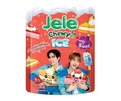 Jele Candy StrawBerry Cheese Cake & Yuzu Cake Chewy Gummy 108gr Thailand