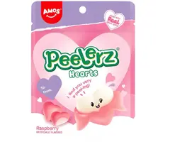Amos Candy Peelerz Gummy Hearts 65gr