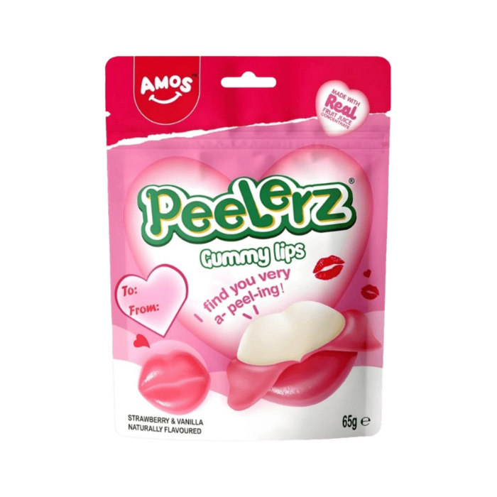 Amos Candy Peelerz Gummy Lips 65gr