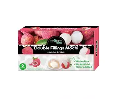 Bamboo House Mochi BamBoo House Lychee Milk Double Filling 90gr Taiwan