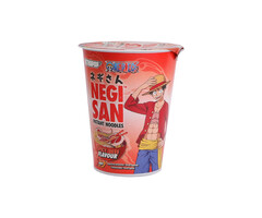 Ultra Pop Noodles Negi-San Instant Ultra Pop Spicy Beef Flavour, One Piece Luffy 65gr