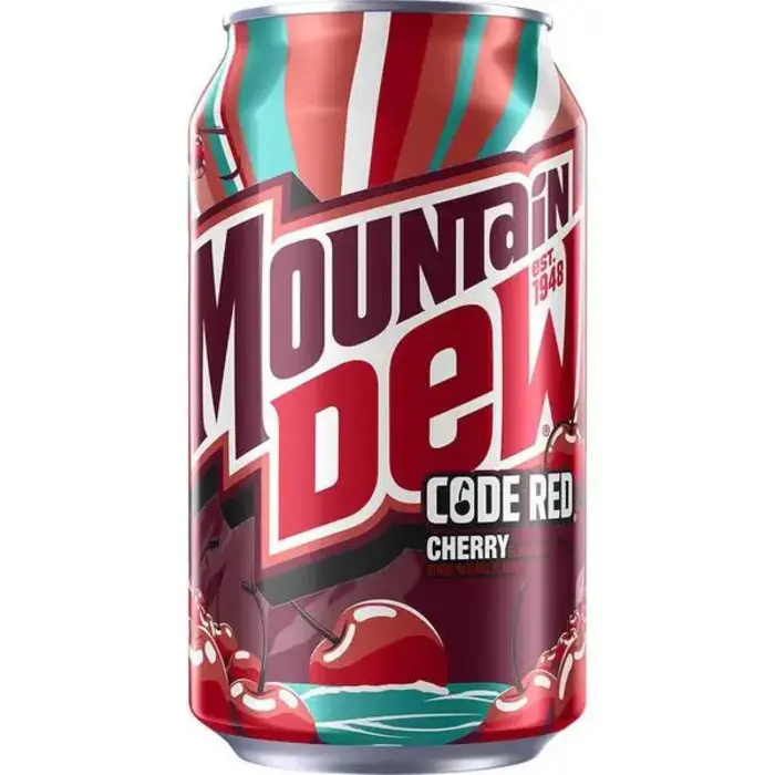 Mountain Dew Drink Mountain Dew Code Red Cherry 355ml USA