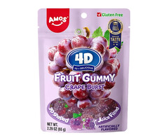 Amos Candy 4D Gummy Grape Burst 65gr
