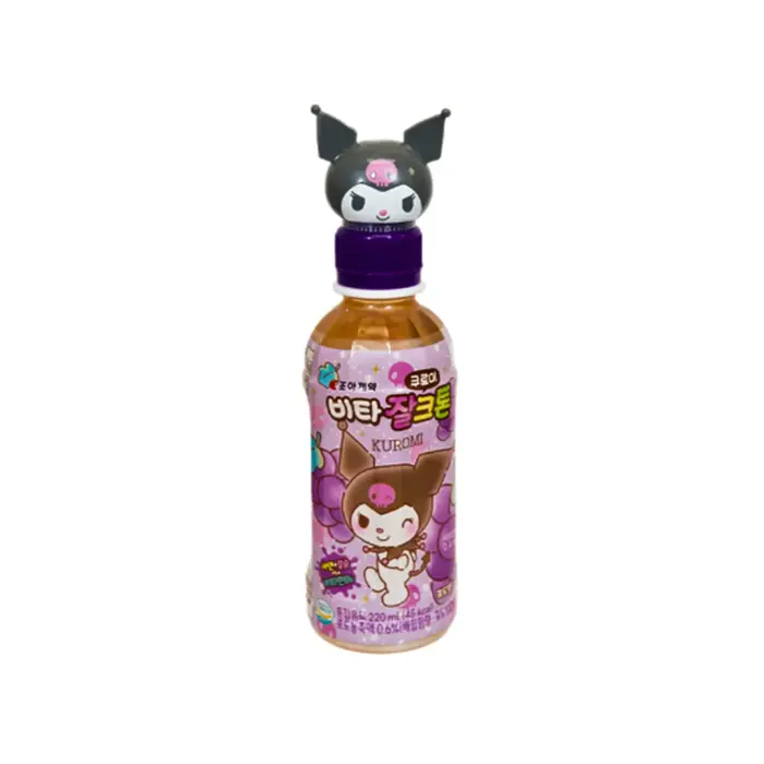 Vita Jalketon Drink Kuromi Grape Soda 220ml Korea