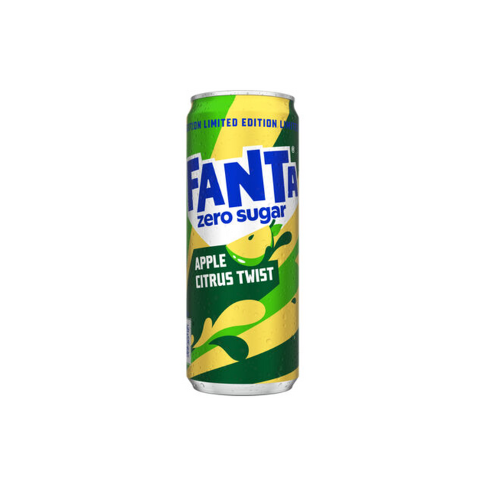 Fanta Drink Fanta Apple Citrus Twist Zero Sugar Limited Edition 330ml