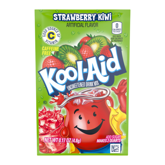 Kool-Aid Drink Kool-Aid Mix, StrawBerry Kiwi 4,8gr