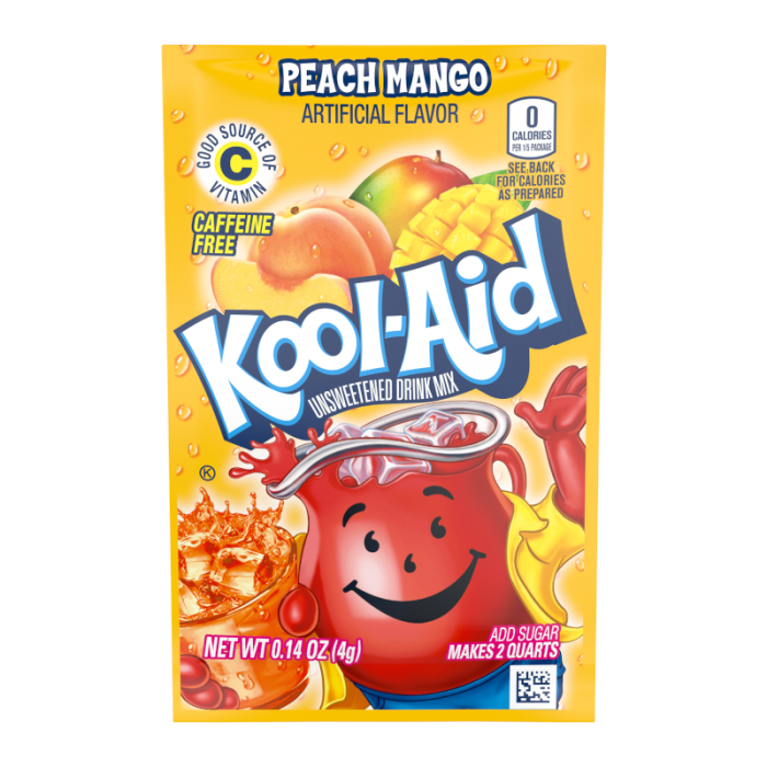 Kool-Aid Drink Kool-Aid Mix, Peach Mano 4gr