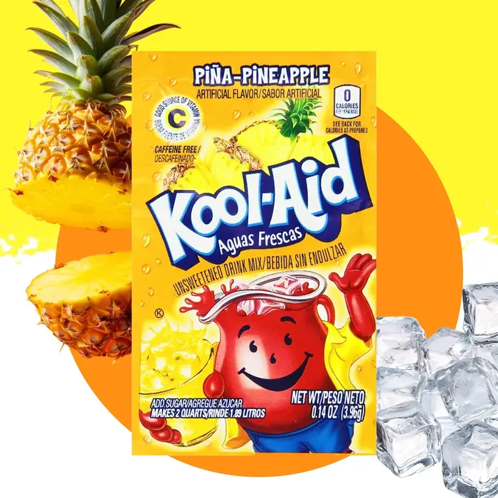 Kool-Aid Drink Kool-Aid Mix, PineApple 3,96gr